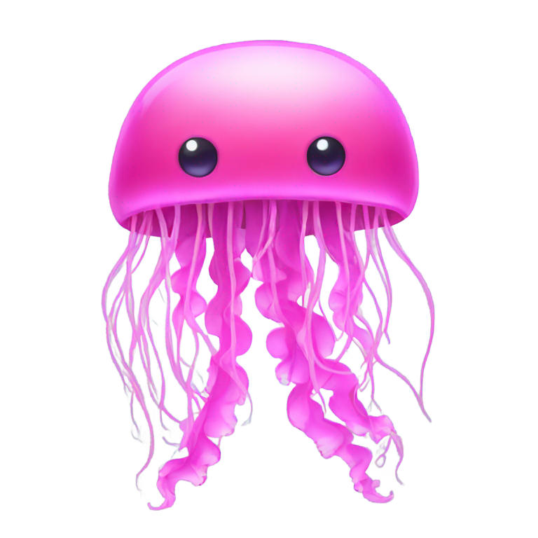 genmoji: Pink jellyfish