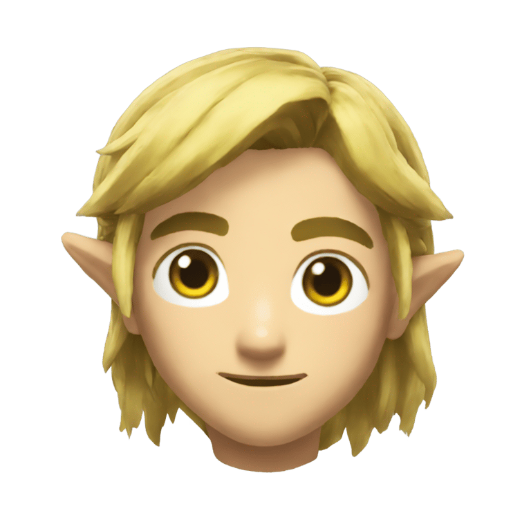 genmoji: link from zelda breath of the wild