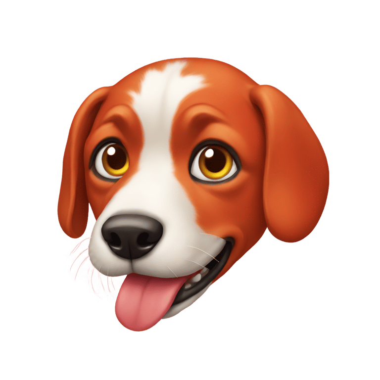 genmoji：西红柿狗
