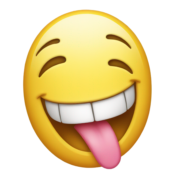 genmoji：silly tongue out emoji