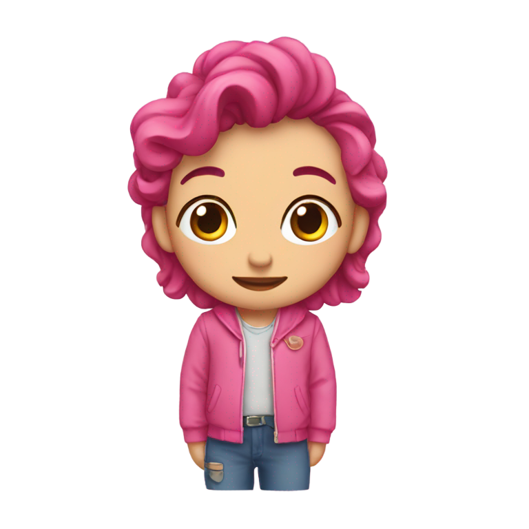 genmoji : Moño rosa