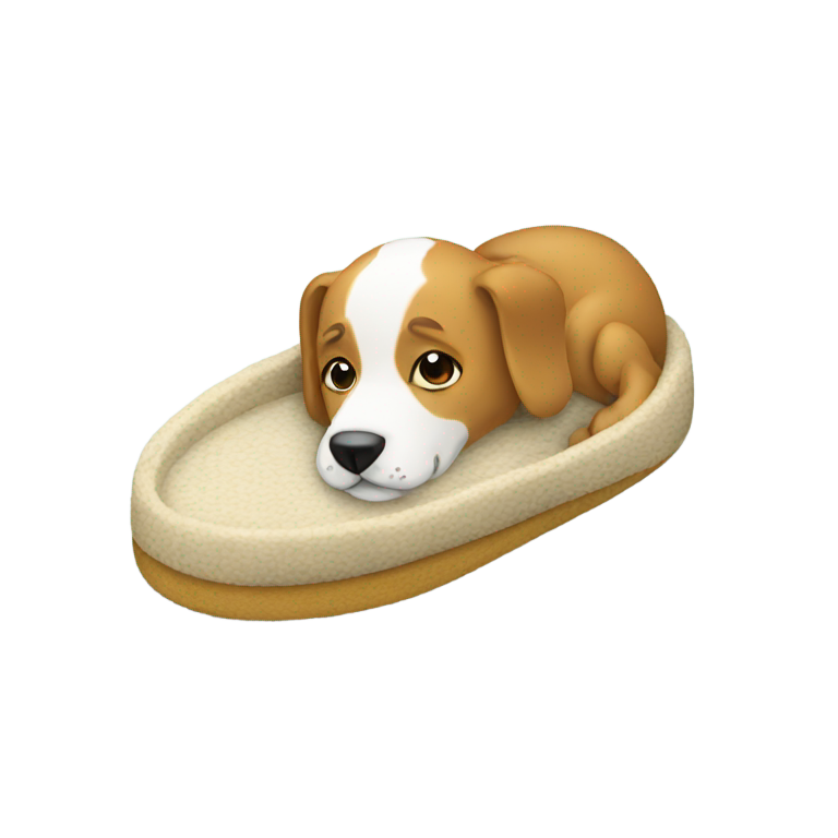 genmoji：狗狗嚼拖鞋