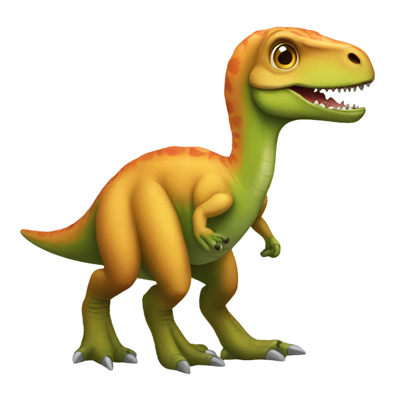genmoji: Bird-like dinosaur