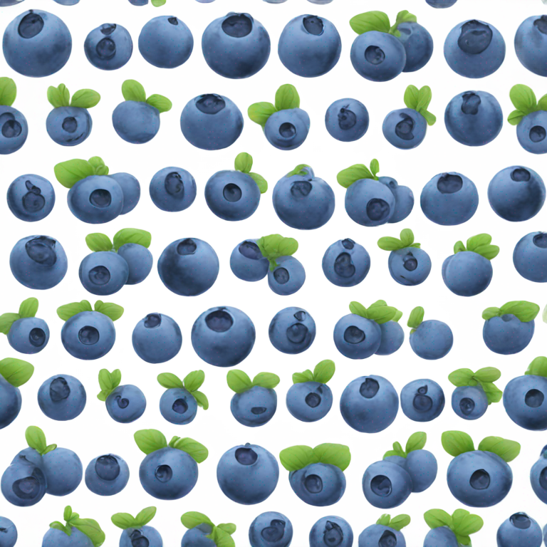 絵文字：ブルーベリーと愛