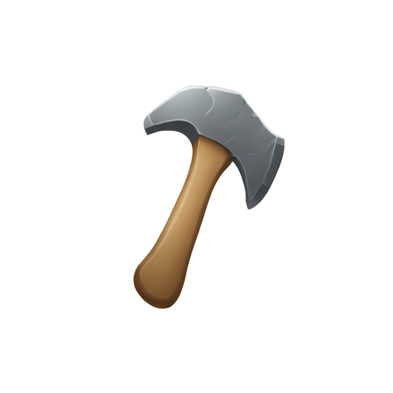 genmoji：stone axe