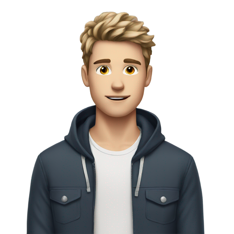 genmoji : Jeune homme britannique sexy