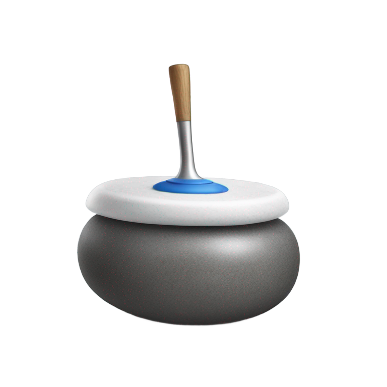 genmoji: Curling stone plus mate