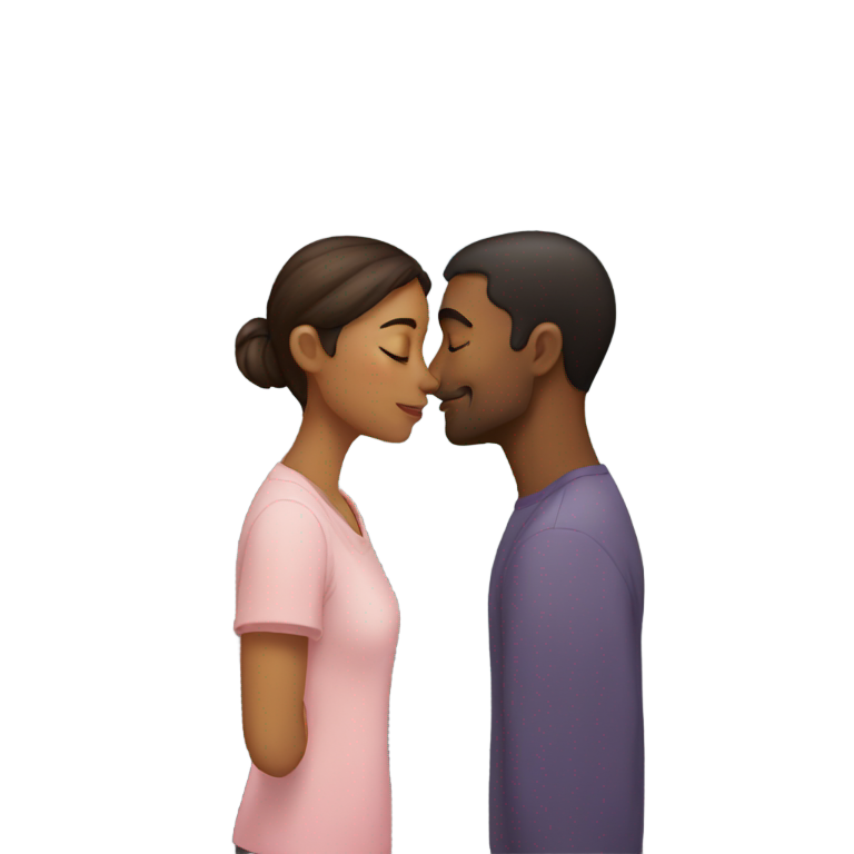 genmoji：Kissing couple