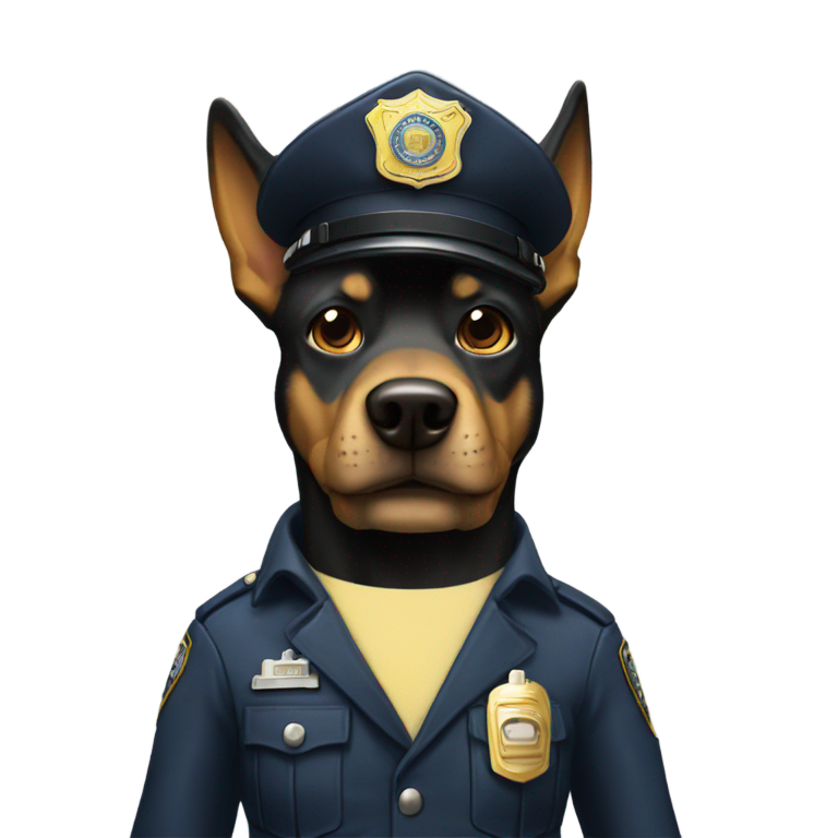 genmoji: Dogman supa cop
