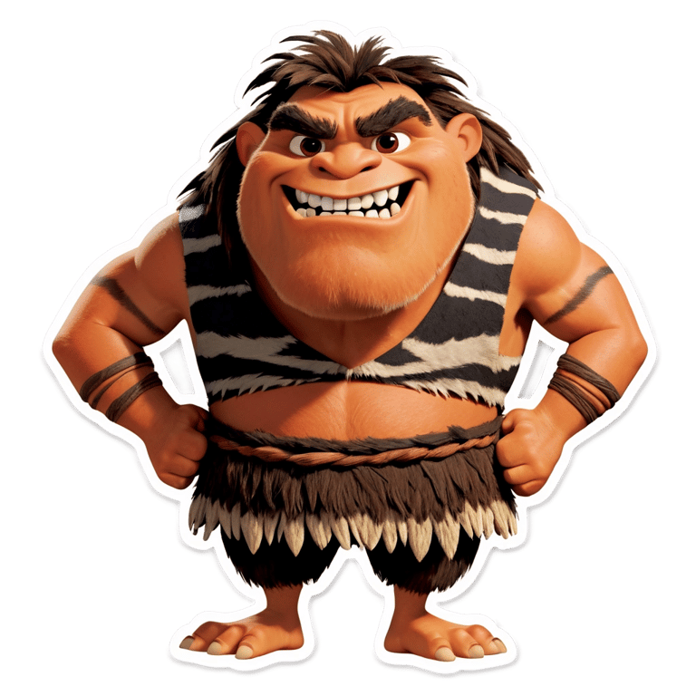 genmoji：《疯狂原始人》中的格鲁格