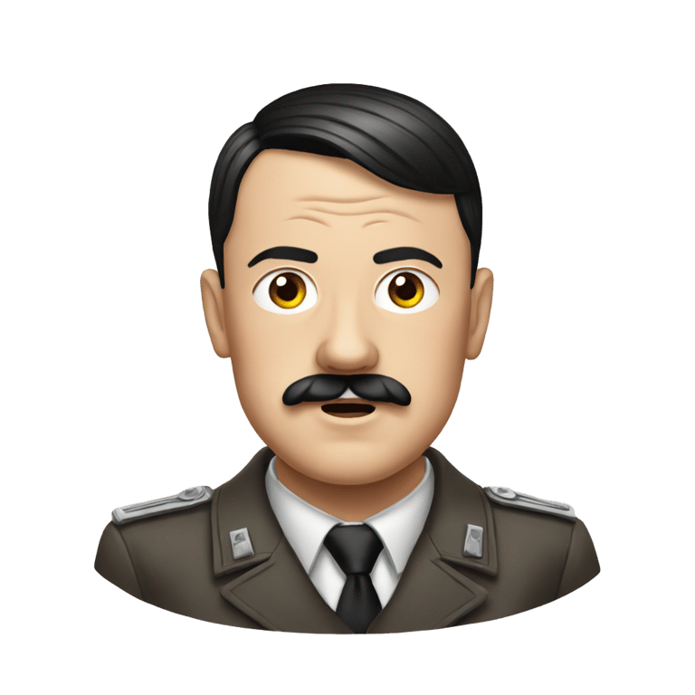 genmoji : Adult hitler