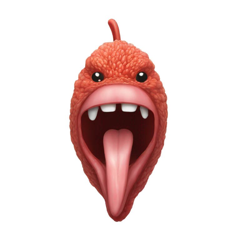 genmoji: girthy veiny cock in mouth