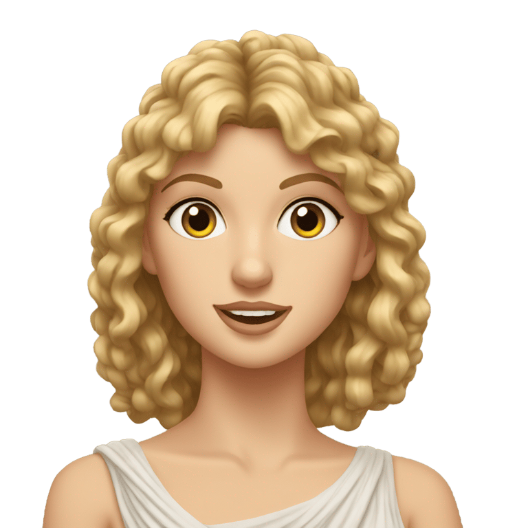 genmoji : Ancient Greek Taylor Swift