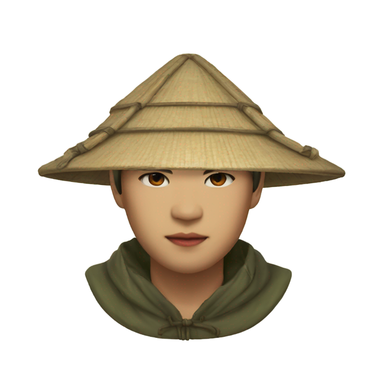 genmoji: I’m Chinese fishing hat old
