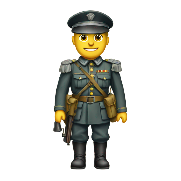 絵文字：1932年のドイツ兵士