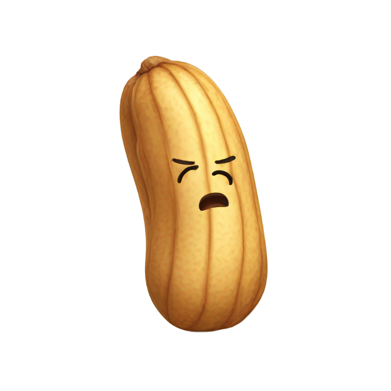 genmoji : un cacahuète qui sent mauvais