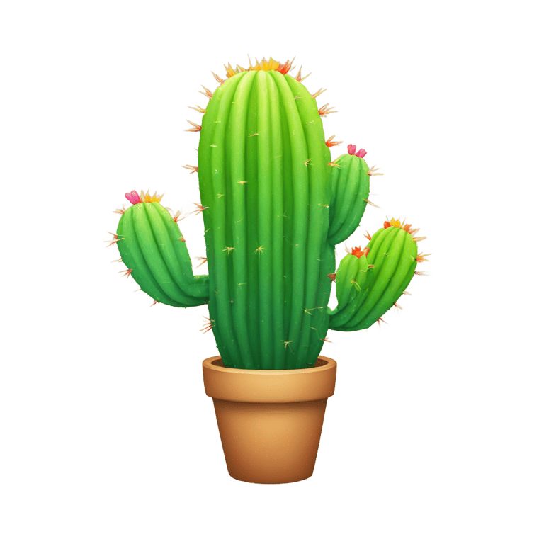 genmoji：彩虹仙人掌