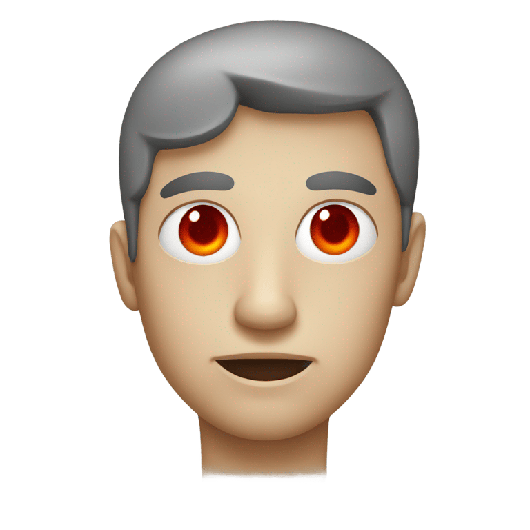 genmoji：眼睛发红