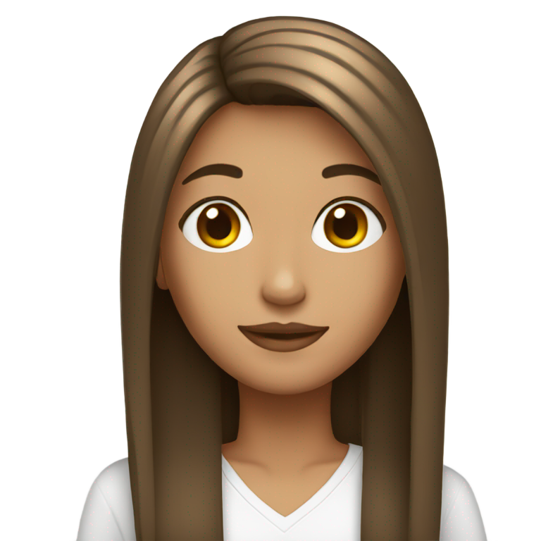 絵文字：make hair straight