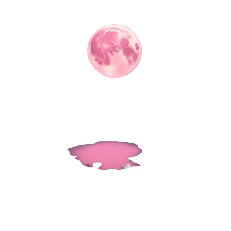 genmoji：大粉月亮