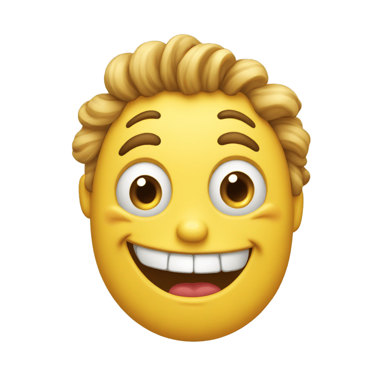 genmoji: Silly wiggly face