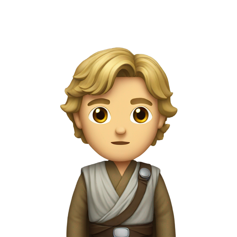 genmoji : Luke Skywalker