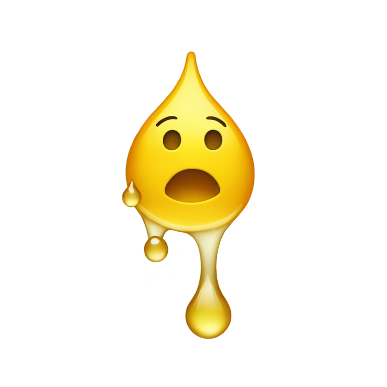 genmoji：微笑脸小便滴