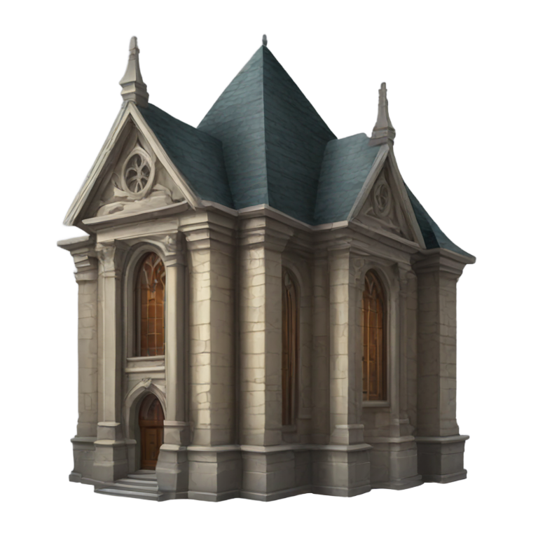 genmoji：old library, neo-gothic