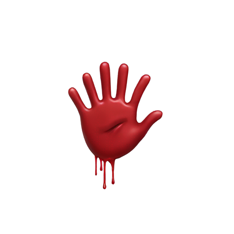 genmoji: Blood and salute