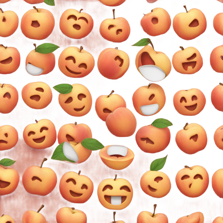 絵文字：ピーチ絵文字から出るブロック文字の真実