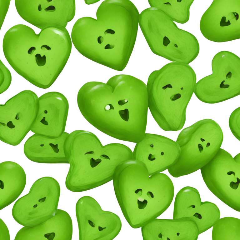 絵文字：ピクルスでできたハート