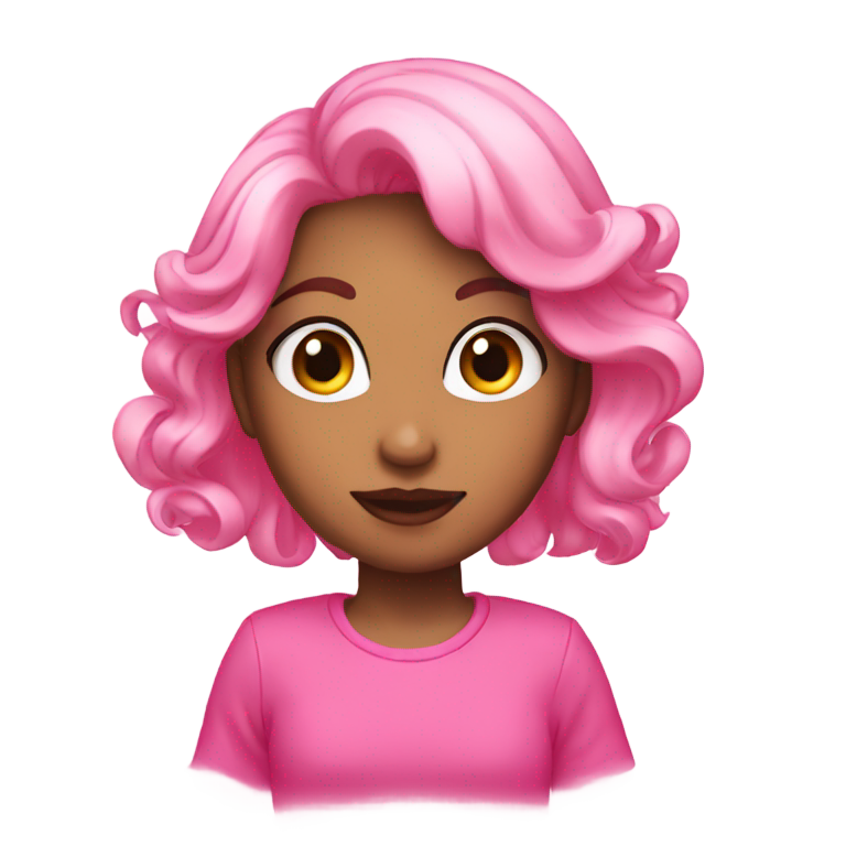 絵文字：Pinky girl stuff
