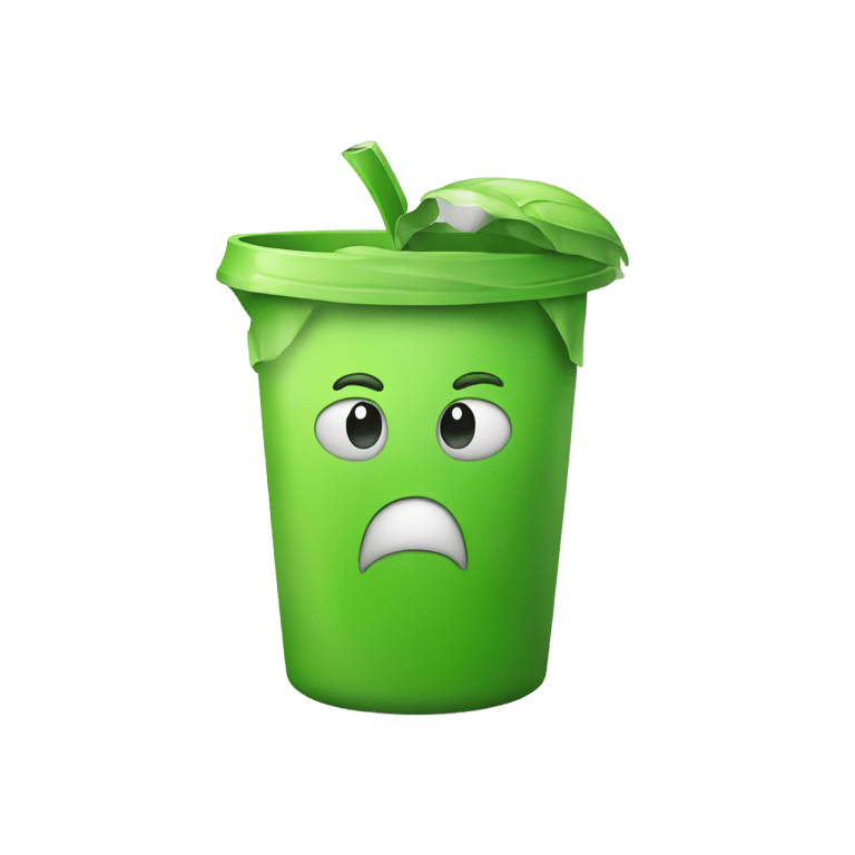 genmoji：苹果变成垃圾桶