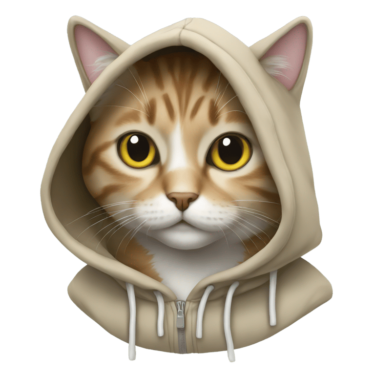 genmoji：猫戴着帽子