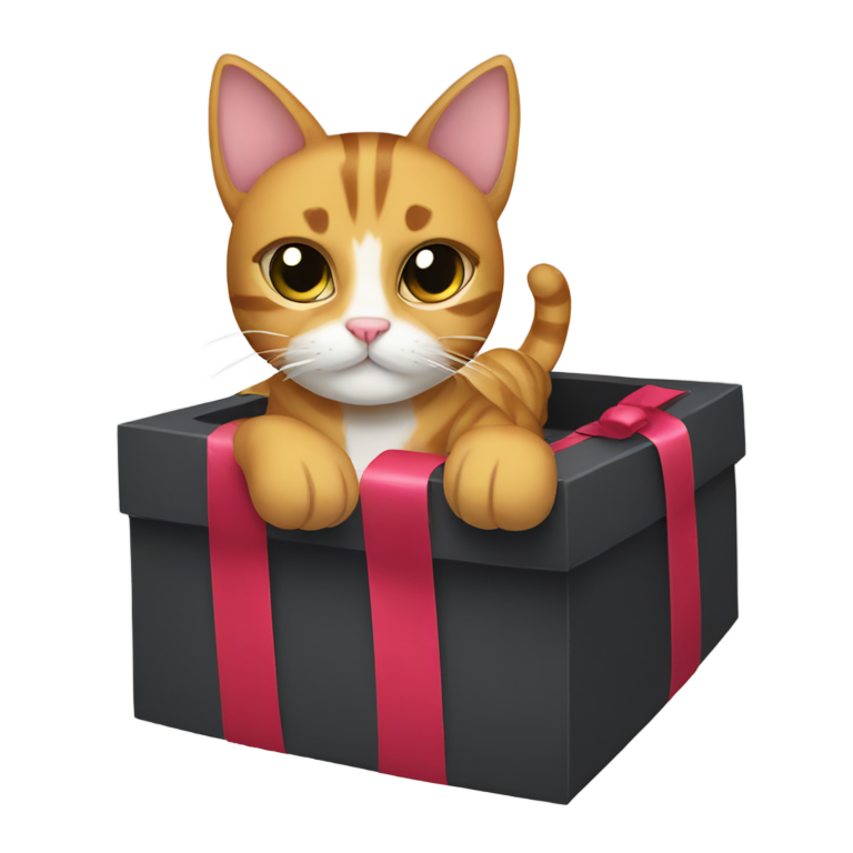 genmoji：踢boxing猫弓和猫盒