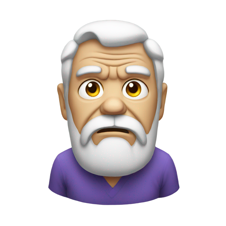 genmoji : vieux grincheux