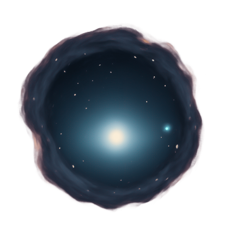 genmoji: Black hole