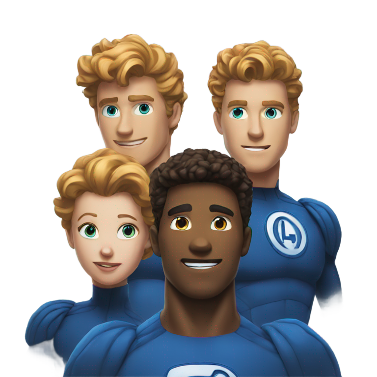 genmoji : Les quatre fantastiques