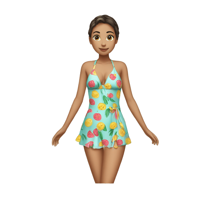 genmoji : Robe de maillot de bain