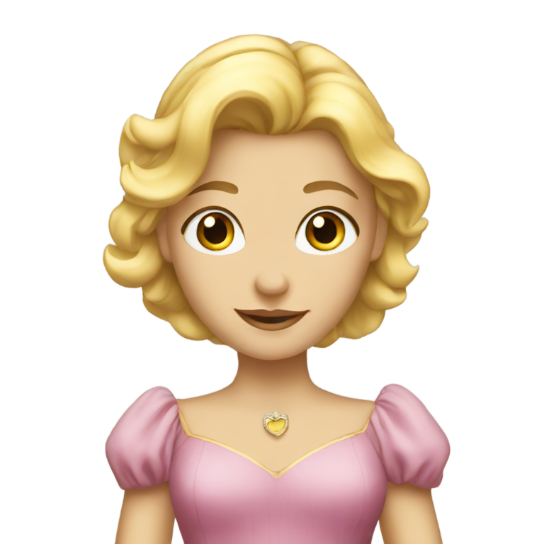 genmoji : Princesse blonde
