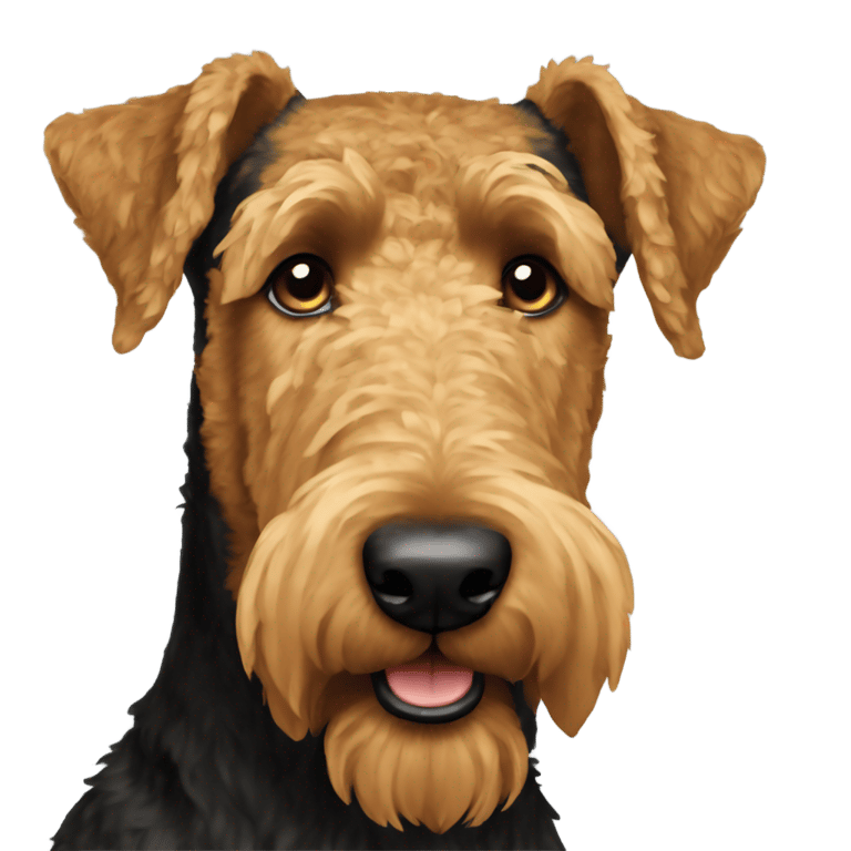 genmoji : Airedale Terrier