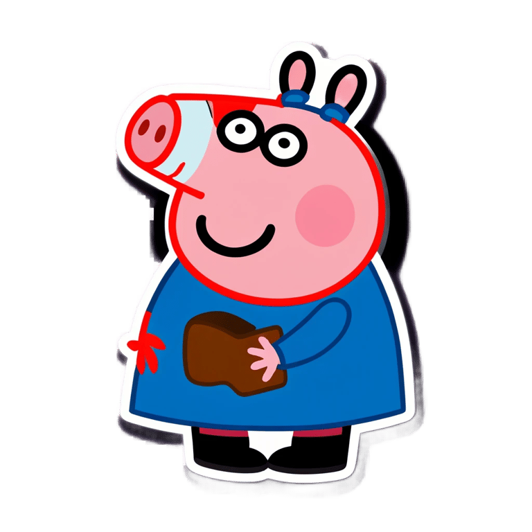 genmoji: Peppa pig