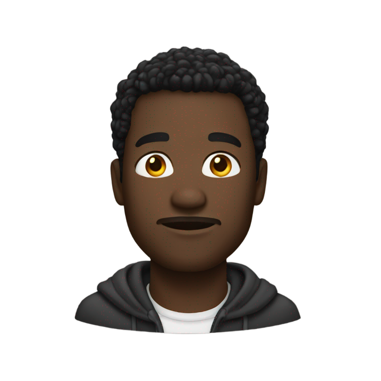 genmoji: Super black guy
