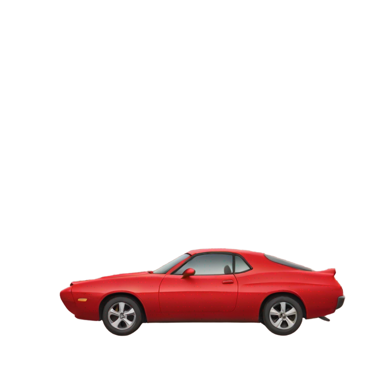 genmoji：红色汽车