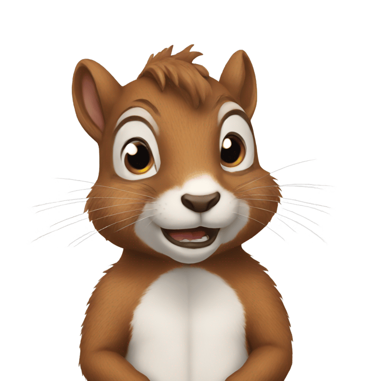 genmoji : some dumbass squirrel