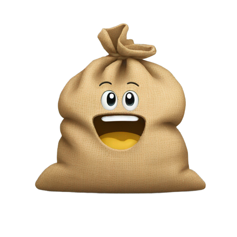 genmoji : Sac vide ouvert