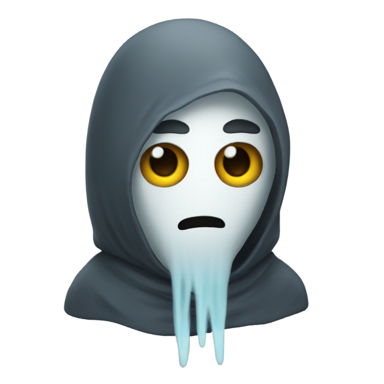 genmoji：沉默的幽灵