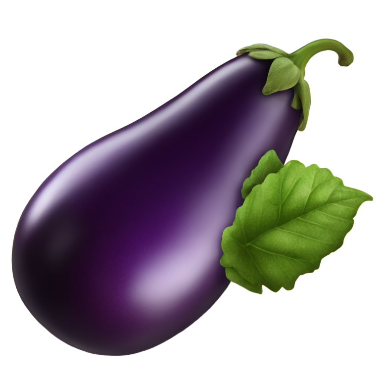 genmoji：茄子和一只苍蝇