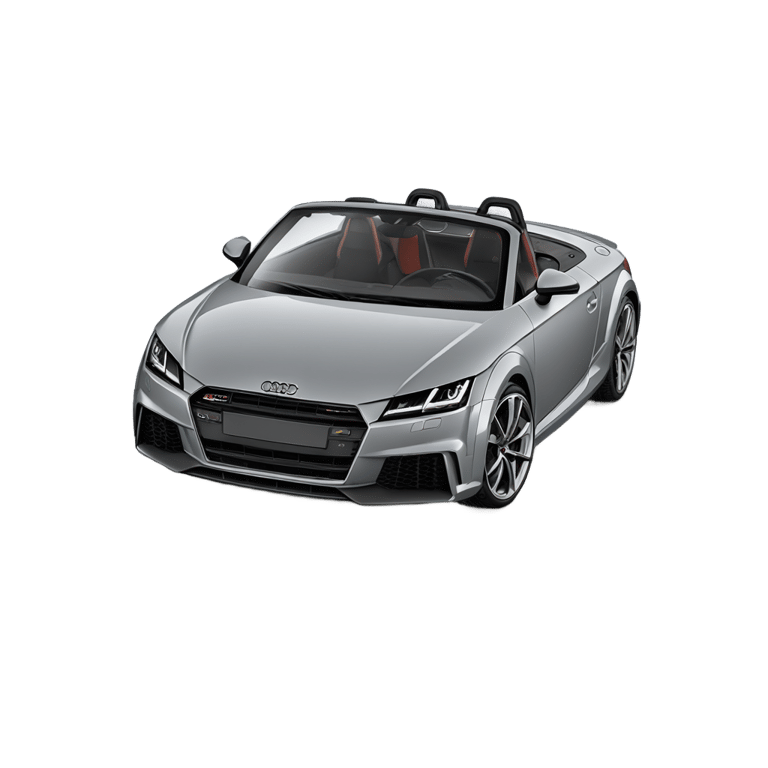 genmoji: audi tt roadster competition plus grey