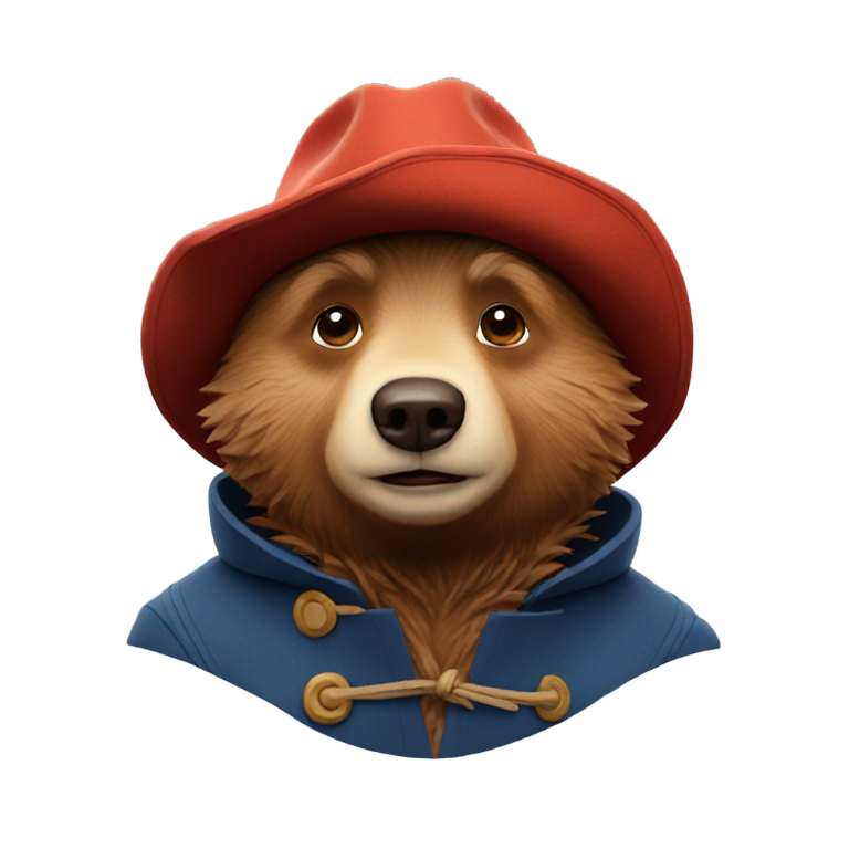 genmoji：Paddington Bear